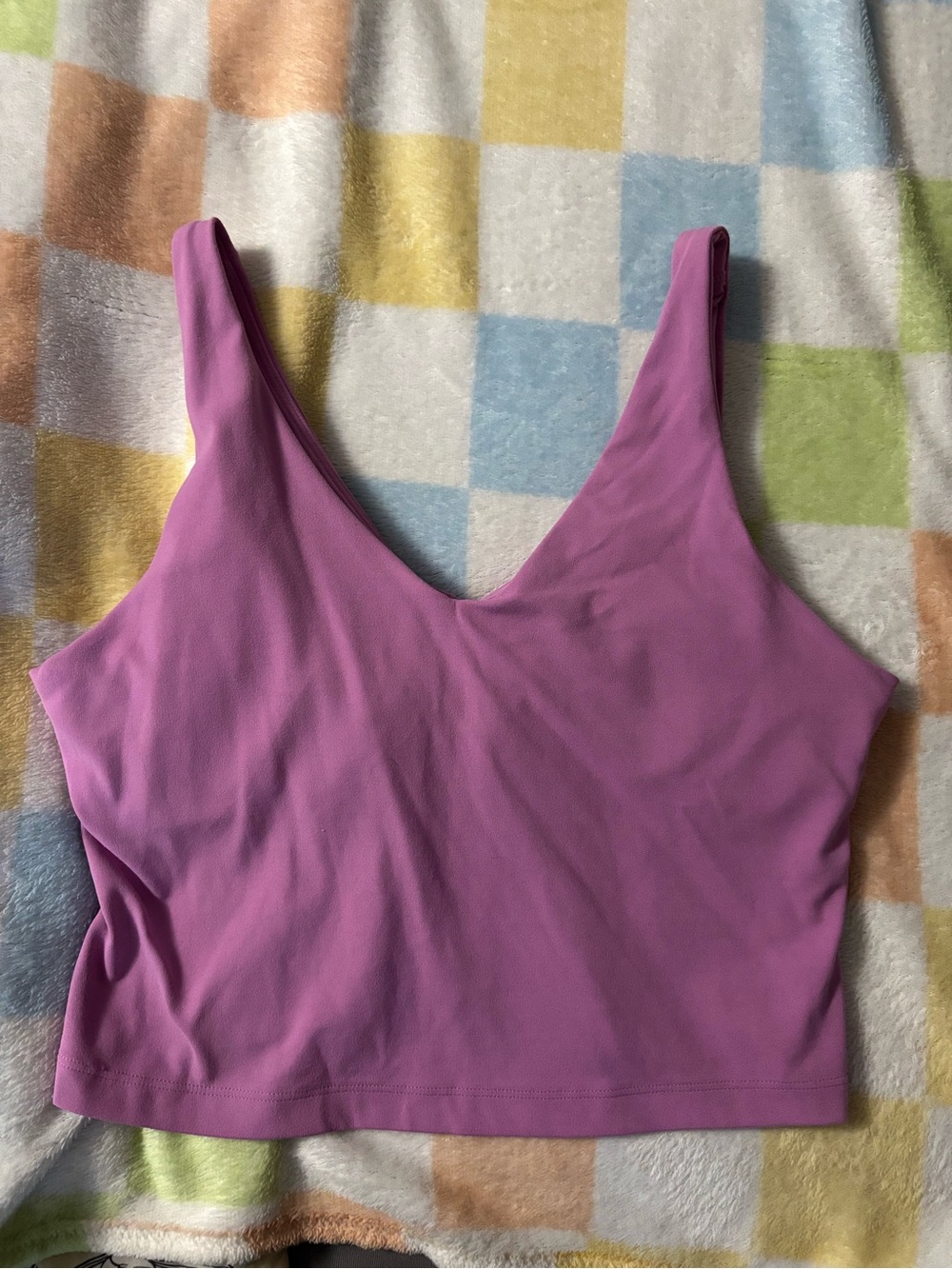 Vibrant Mauve Athleta Crop Top